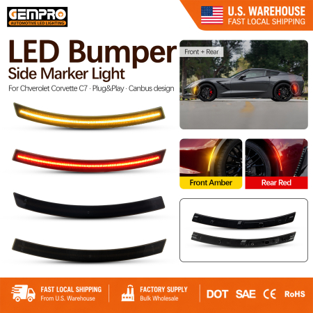 2014-2019 Chevrolet Corvette C7 LED Bumper Side Marker Lights - image 1