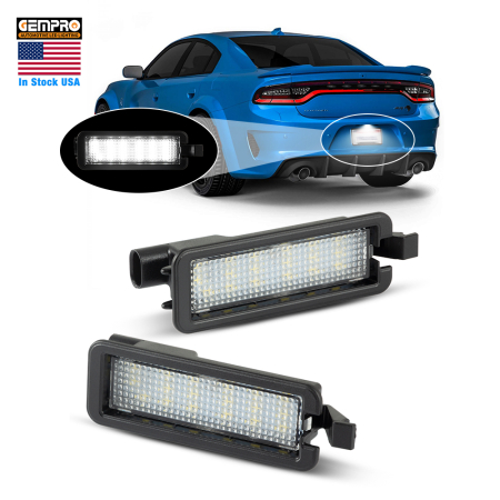 Car Accessories Plug-and-Play LED License Plate Light for Chrysler 300 2015 Dodge Charger Challenger 2015 - image 1