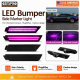 For Chevrolet Camaro 2010-2015 Front Rear Bumper Smoked Cover Front Amber Rear Purple Pink LED Side Marker Lamp - image 1