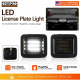For Ford F150 Raptor 2015Up Smoked Lens Pure White LED License Plate Tag Light USA Warehouse Shipping - image 1