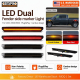 LED Side Fender Marker Light Front Amber Rear Red for GMC Sierra 2500 3500 HD 2020-2021 Smoke Lens 4PCS - image 1