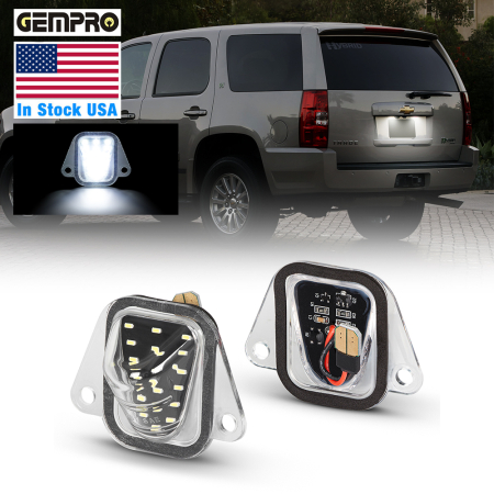 Plug and Play Car Led License Plate Light for Chevrolet Suburban/Tahoe for GMC Yukon Cadillac Escalade 2007-2014 - image 1