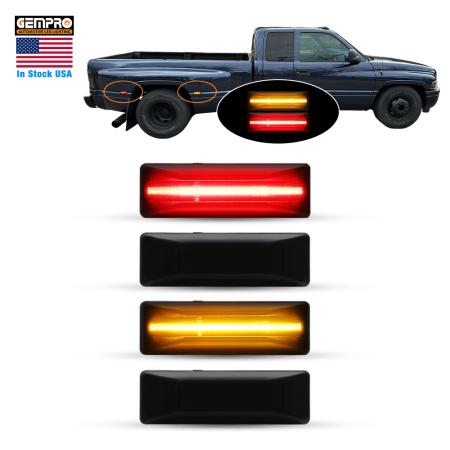 Plug-and-Play Trucks Led Side Marker Light for Dodge Ram 2500/3500 Dually Trucks 1994-2002 - image 1