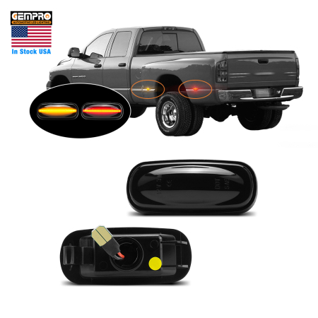 Plug-and-Play Trucks Light for Dodge RAM 2500/3500 2003-2009 Dual Fender Led Side Marker - image 1