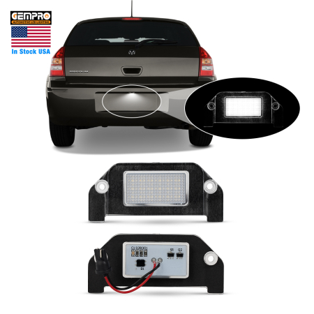 Plug-and-Play Waterproof LED Rear Number Plate Light for Chrysler 300 2005-2014 - image 1